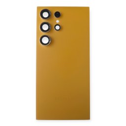 Tampa Traseira Samsung Galaxy S24 Ultra Laranja Com Lentes