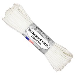 CORDÃO PARACORD 550 ARM 100' Branco S08-WHITE
