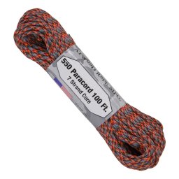 CORDÃO PARACORD 550 ARM 100' Lava P22-LAVA