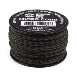 ARM 100 MICROCORD 1,18mm 125' Woodland MC04-WOODLAND