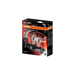 Conjunto de 2 lâmpadas LED para automóvel NIGHT BREAKER SMART H11 PGJ19-2/14W/12V 6000K - Osram
