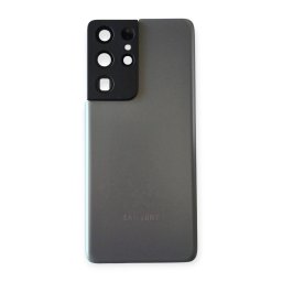 Tampa Traseira Com Lentes Galaxy S21 Ultra Phantom Grey