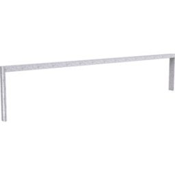 PROCITY Arco de encosto para motociclos , para encastrar em betão, galvanizado a fogo, Arco de encosto para motociclos, para encastrar em betão, galvanizado a fogo. Altura total: 300 mm. Tubo de aço 30 x 50 mm, com pés semicirculares 50 x 14 mm. Para enca
