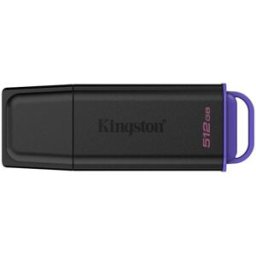 Pen Drive Kingston DataTraveler Exodia 512GB USB 3.2 Gen 1 preto e violeta