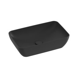 Ravak XJX0D150000 - Lavabo de bancada CERAMIC SLIM 50x31 cm cerâmica/preto