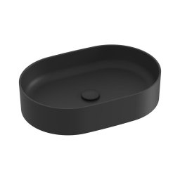 Ravak XJX0D155000 - Lavatório de bancada CERAMIC SLIM 55x37 cm cerâmica/preto