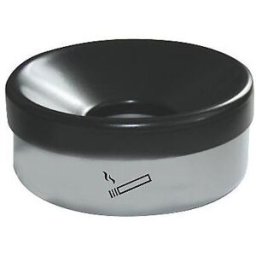 kaiserkraft Cinzeiro de mesa Rondo, capacidade 0,2 l, prata nova, Cinzeiro de mesa Rondo, capacidade 0,2 l, prata nova. Moldado sem emendas - estável e elegante. Borda larga impede a queda de cigarros. A versão em aço inoxidável pode ir à máquina de lavar