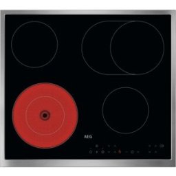 Placa Vitrocerâmica Série 3000 Radiant TN64RA06XB 4 Zonas 7000W (Preto) - AEG