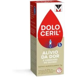Menarini Doloceril Gotas Aurículares Alívio da Dor e Comichão 6m+ 7g