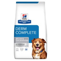 2x12kg Hill’s Prescription Diet Canine Derm Complete ração seca cães