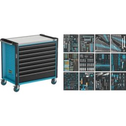 Carro de Ferramentas Assistent HAZET com 619 Peças e 8 Gavetas