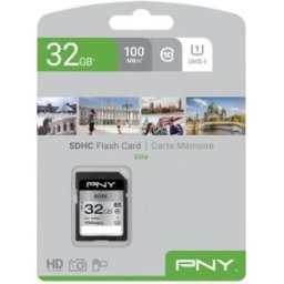 Cartão de Memória SDHC 32GB (Classe 10) - PNY