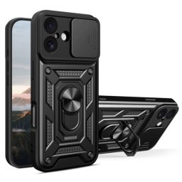 Capa Iphone 17 DEFENDER Slide CASE Preto