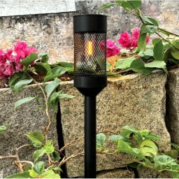 Candeeiro Solar LED de Jardim Forever SUNARI FLS-15 Preto