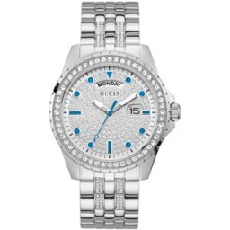 Relógio Analógico GW0218G1 44MM (Prateado) - GUESS