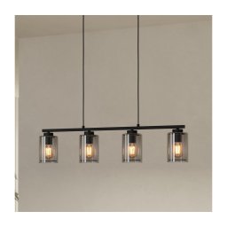 Eglo 99707 - Candelabro suspenso ZOCABON 4xE27/40W/230V