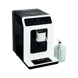 Krups - Máquina de café automática com milk contentor EVIDENCE 1450W/230V branco