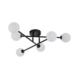 Lustre de teto sobreposto DORADO 6xG9/28W/230V preto