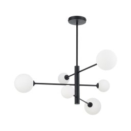 Lustre de haste DORADO 6xG9/40W/230V preto