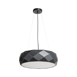 Lustre suspenso REUS 3xE27/40W/230V Ø 47 cm preto