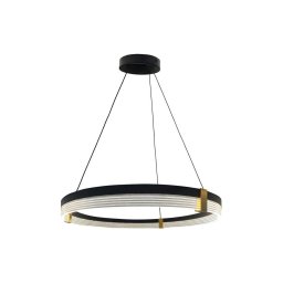Lustre LED suspenso por cabo TRIANGLE LED/40W/230V 3000/4000/6000K, Ø 60 cm, preto