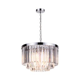 Lustre com corrente VETRO 5xE14/60W/230V cromado brilhante