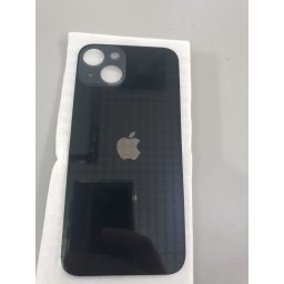 Tampa traseira de substituição em vidro para iPhone 13 preta