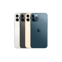 Tampa traseira de substituição em vidro para iPhone 12 Pro Max Pacific Blue