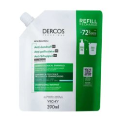 Dercos Anticaspa Champô Caspa Oleosa Refill 390ml
