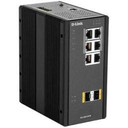 Switch de Rede Gerido L2 PoE Gigabit Ethernet 1000 Mbit/s Preto - D-LINK