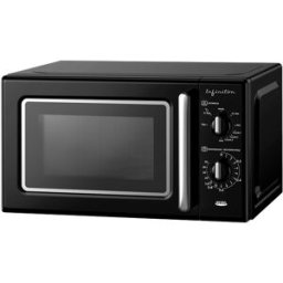 Microondas Vintage 20L 700W c/ Grill (Preto) - INFINITON