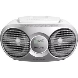 Radio FM c/ Leitor CD Portátil 3W (Prateado) - PHILIPS