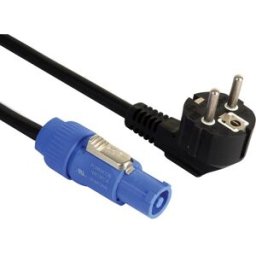 Cabo Alimentação POWERCON - Schuck Macho (5 mts) - POWER DYNAMICS CONNEX CX12-5