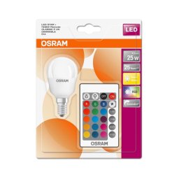 Lâmpada LED RGB com regulação RETROFIT E14/4,5W/230V 2700K + CR - Osram