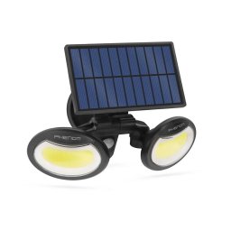 Holofote solar LED com sensor 2xLED/4W/5V IP65