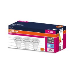 CONJUNTO 3x Lâmpadas LED PAR16 GU10/6,9W/230V 4000K - Osram