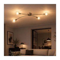 Eglo 32594 - Candeeiro de teto ARNADO 4xG9/33W/230V