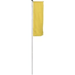 Mannus Mastro de bandeira em alumínio PIRAT , com braço, altura acima do solo 8 m, Ø 75 mm, Mastro de bandeira em alumínio PIRAT, com braço, altura acima do solo 8 m, Ø 75 mm. De série com braço telescópico rotativo que pode ser içado para confeccionar a