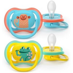 Philips Avent Ultra Air Chupeta Macaco e Sapo 18m+