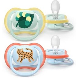 Philips Avent Ultra Air Chupeta Minhoca e Leopardo 0-6M