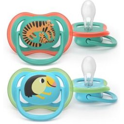 Philips Avent Ultra Air Chupeta Leopardo e Tucano 6-18m+