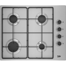 Placa de Gás Natural 4 Bocas (Inox) - BEKO