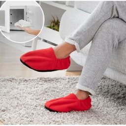 Chinelos de Casa Aquecivéis no Microondas Relax (Vermelho) - INNOVAGOODS