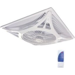 GSC Ventoinha de Teto 3 Velocidades Encastre Orathy 80W c/ Controlo Remoto (59,5 x 59,5 cm) - NIAROS