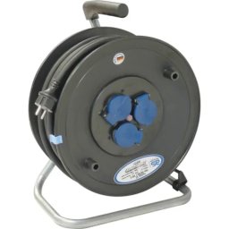 Enrolador Elétrico AS SCHWABE H07RN-F 40m 3G2,5mm² 230V 3 Tomadas