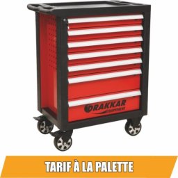 Carrinho de Ferramentas DRAKKAR 7 Gavetas 770x460x970mm