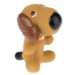 TIAKI Cãozinho em látex Brinquedo para cães 5x5x8cm