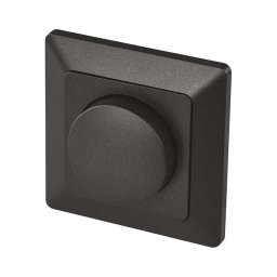Regulador de intensidade de luz rotativo Triac 110W/230V antracite