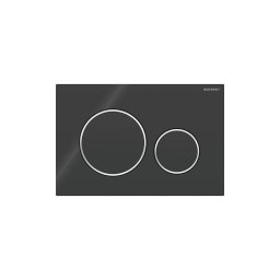 Geberit 115.882.KM.1 - Placa de acionamento Sigma20 24,6x16,4 cm preta