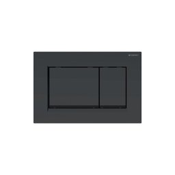 Geberit 115.883.16.1 - Placa de acionamento Sigma30 24,6x16,4 cm preta fosca